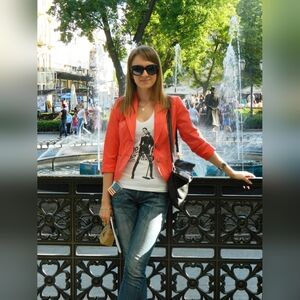 Designer Blazer with Embroidered Details